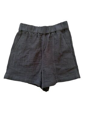 MADEWELL Gray Cotton Blend High Rise Shorts Sz XS NEW with tags
